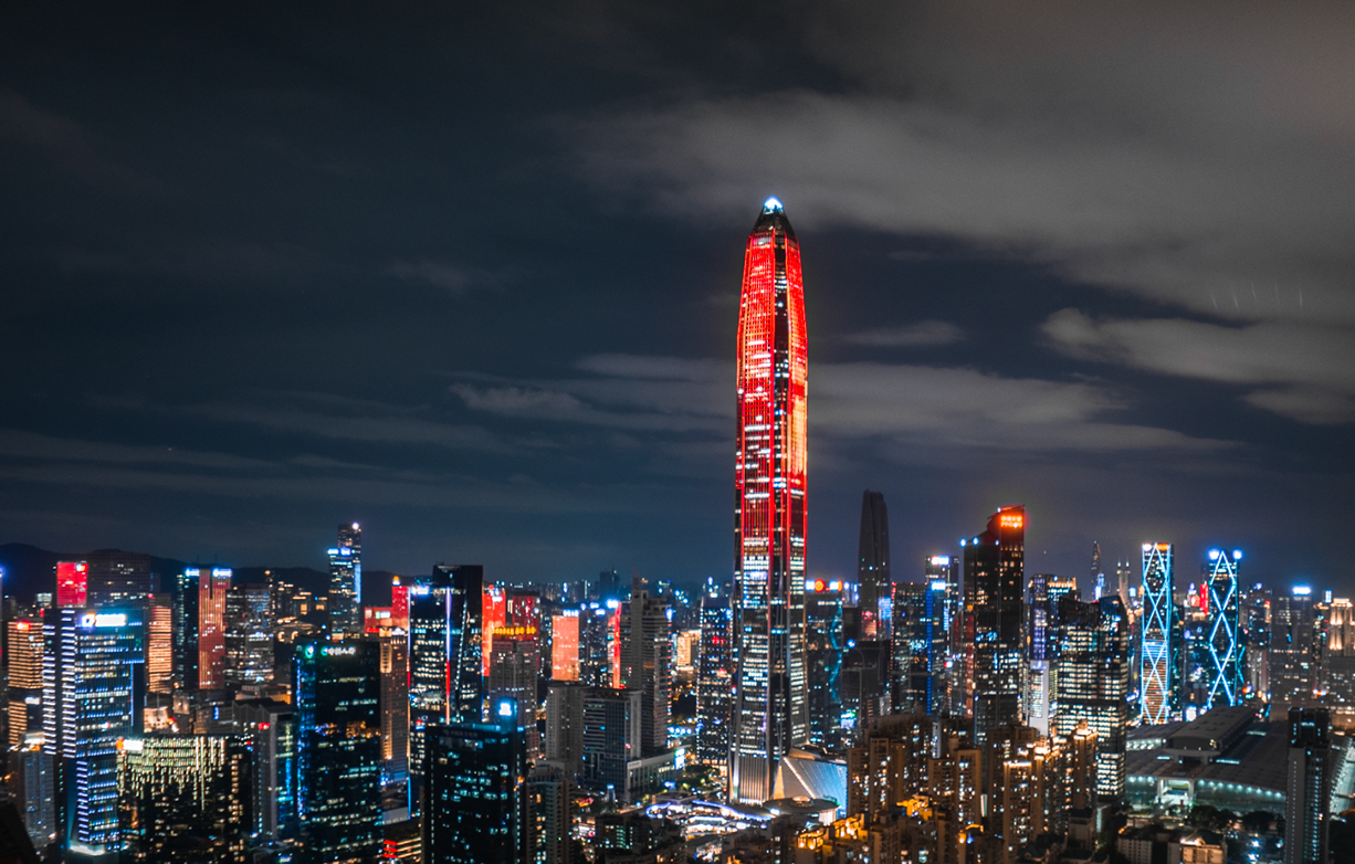 600米深圳第一高樓 —— 平安金融中心的燈光！
