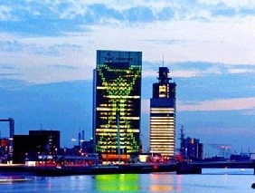 荷蘭照明新地標！荷蘭皇家KPN電信大廈的融景打造！