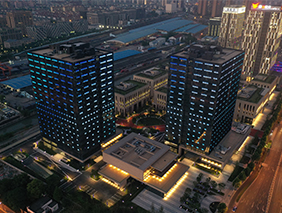 塑造空間、化繁為簡(jiǎn) | 勇電大功率洗墻燈打造上海市北高新園區(qū)新夜景